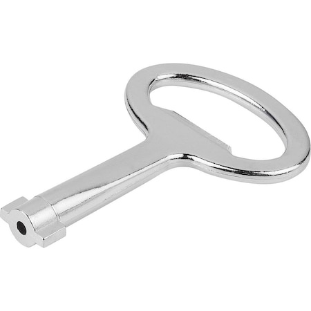 Kipp Lock Key Double Lug 5 Mm, Form:A Zinc K0535.45